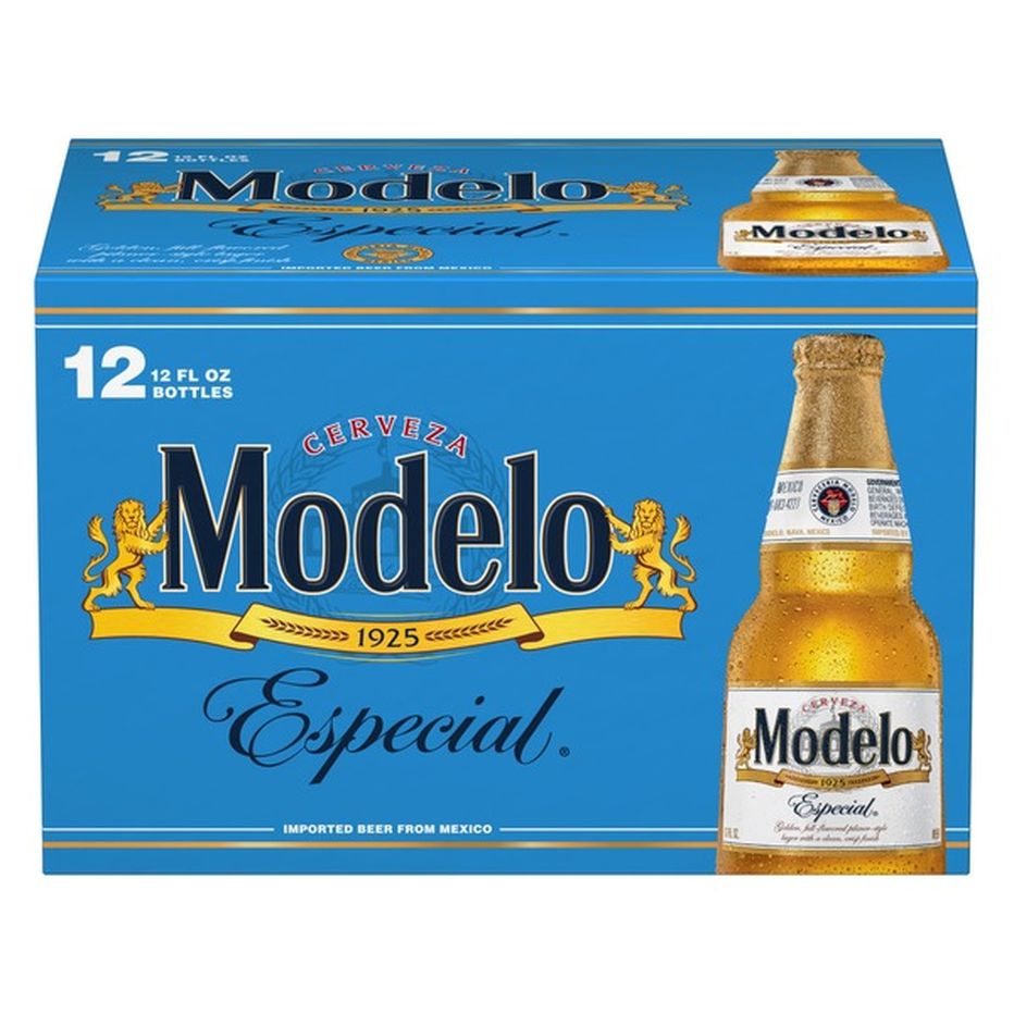 Modelo Especial Mexican Lager Beer Bottles