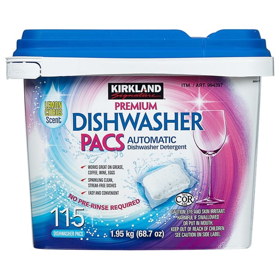 Kirkland Signature Dishwasher Pacs 115 Ct Kirkland Signature Dishwasher Pacs 115 Ct